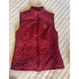 Florida state FSU quilted game day vest small